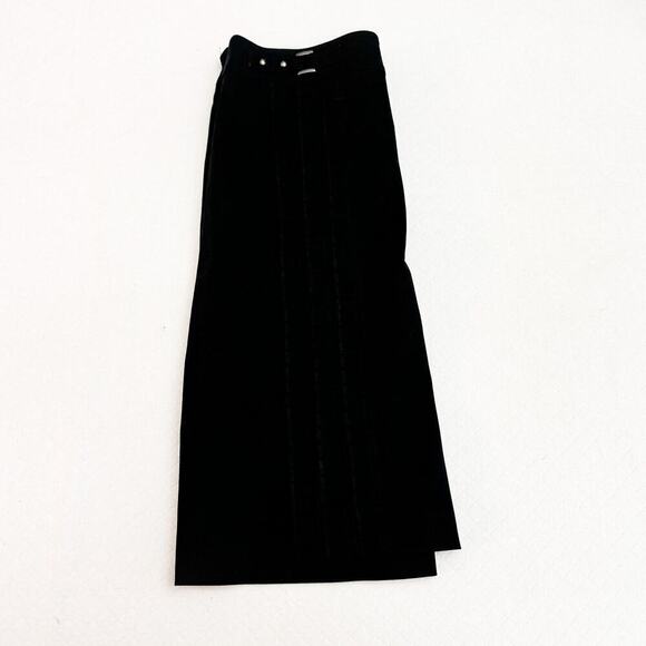 Cynthia Steffe Pleated Front Black Pencil Skirt Size 6 - Picture 6 of 6